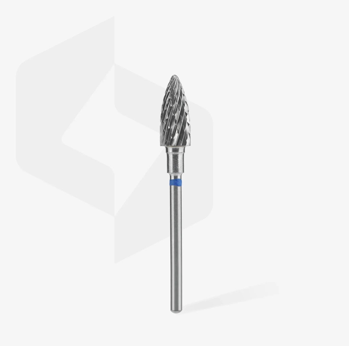 Staleks carbide bit pine cone blauw 6 mm