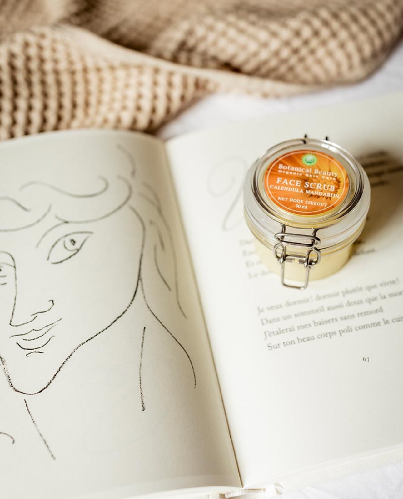 Face Scrub Calendula-Mandarijn