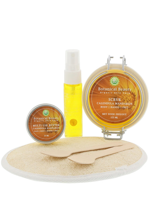 Natuurlijk Mooi Body-Hands-Feet Pakket Calendula-Mandarijn
