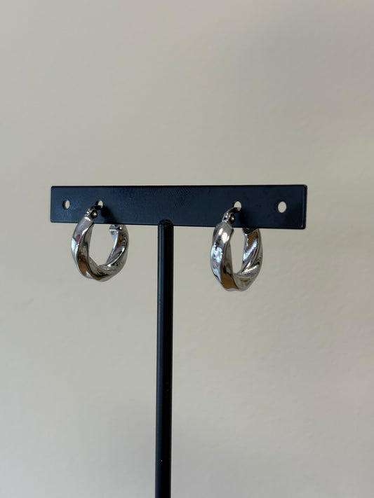 Oorbellen hoops swirl