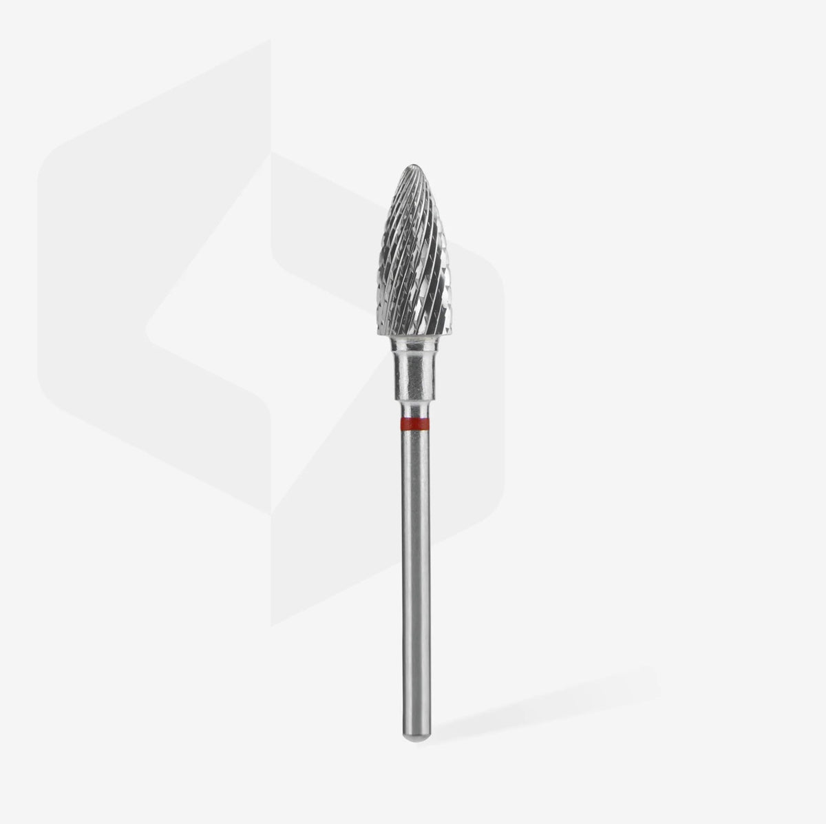 Staleks carbide bit pine cone rood 6 mm