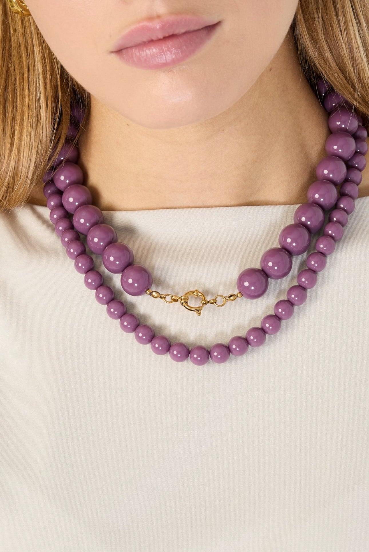 Ketting met medium kralen